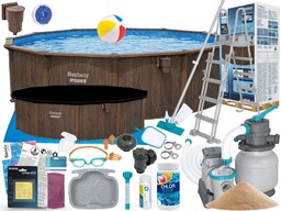 Basen Bestway 549x132 Ogrodowy Stelażowy 561CS 21w1