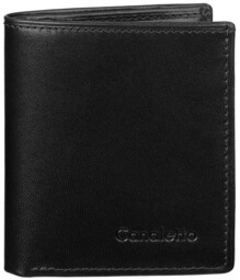 Czarny portfel skórzany męski Canaletto PM1031s164GR