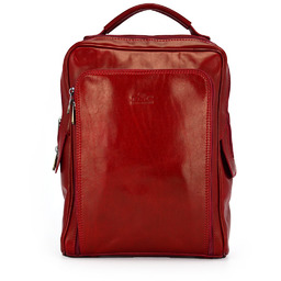 Duży Miejski pojemny plecak z prawdziwej skóry