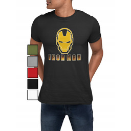 Koszulka T-Shirt Męska Z Nadrukiem Kapitan Ameryka Iron