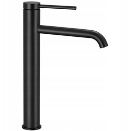 Bateria Umywalkowa Stojąca Rea Clif Czarny Mat Wysoka