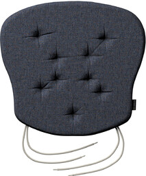 Poduszka na krzesło Filip, granatowy melanż, 41 x