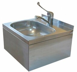 Xxlselect Umywalka 500x350x(h)225 mm z baterią lekarską