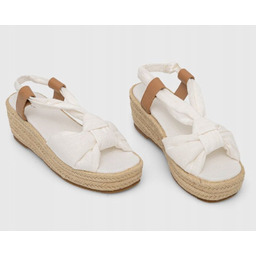 Gant Sandały Espadryle Białe Skórzane 39 Żno