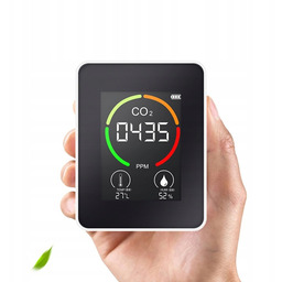 Przenośny Czujnik Dwutlenku Węgla CO2 Miernik Tester Ppm