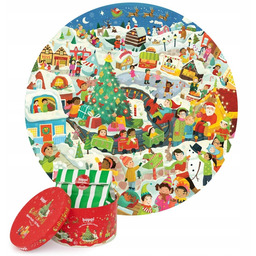 Boppi, Puzzle okrągłe 58 cm Christmas 150 elem.