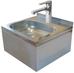 Xxlselect Umywalka 400x385x(h)225 mm ze stojącą baterią