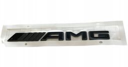 NOWY OE AMG EMBLEMAT ZNACZEK LOGO CZARNY MERCEDES