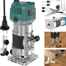 Frezarka górnowrzecionowa 800W 30000 obr/min z 15 frezami