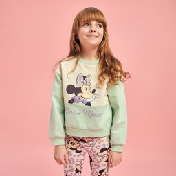 Sinsay - Bluza Myszka Minnie - Turkusowy