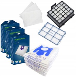 12x WORKI + FILTR HEPA SILNIKA DO BOSCH
