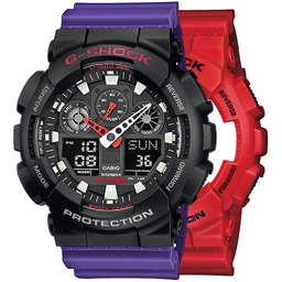 G-SHOCK SET GA-100B-4AER + BEZEL 10378531 + PASEK