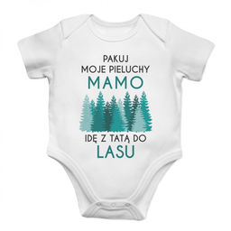 Pakuj moje pieluchy mamo - las - body