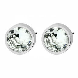 Srebrne kolczyki z cyrkoniami