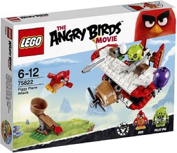 LEGO ANGRY BIRDS 75822 Atak Samolotem Świnek Jajka