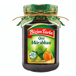 Konfitura z zielonych orzechów włoskich Bizim Tarla, 400g