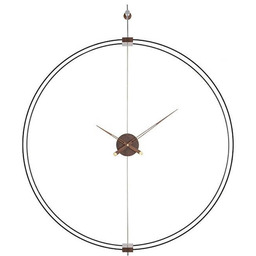 King Home Ścienny zegar Doble Ring MSE1501100463 metalowy