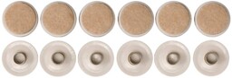Vorel Podkładki plastikowo filcowe na kołek 22mm 12szt.