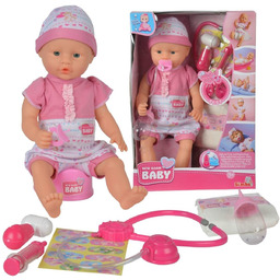 Simba New Born Baby Lalka z akcesoriami lekarskimi