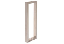 Pochwyt INOX dwustronny prostokątny B-Harko 15x30x450x50 matowy, stal