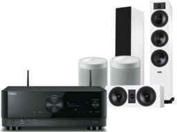 Yamaha RX-V6A (czarny) + Tesi 6 + 7