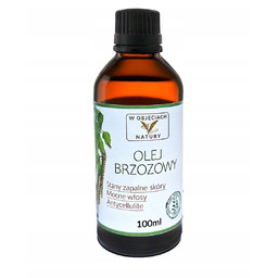 Olej Brzozowy - 100ml Stany zapalne skóry, Mocne