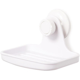 Mydelniczka biała FLEX Umbra z przyssawką, ścienna