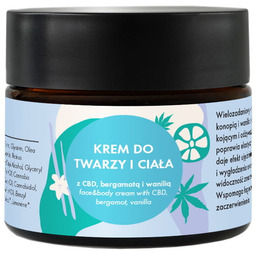 Lullalove Krem do twarzy i ciała z CBD