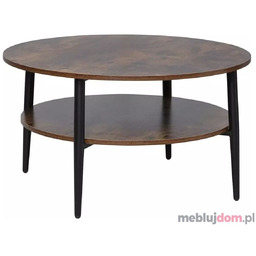 Ława ELLA A Signal Brąz rustykalny + czarny