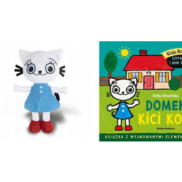Pakiet: Maskotka Kicia Kocia (50cm) Książka Domek Kici