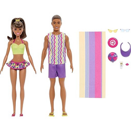 Barbie Style Barbie i Ken na plaży Zestaw,