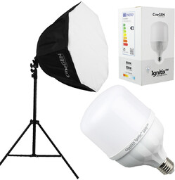 ReLed  Zestaw Oświetleniowy LED z Softboxem Octa60