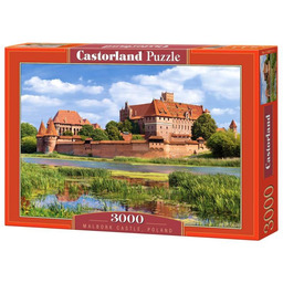 Castorland, puzzle, Malbork Castle Poland, 3000 el.