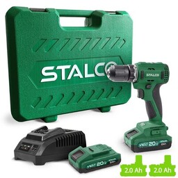 STALCO Wiertarko-wkrętarka DS20-55BL S-97310 zestaw akumulatorów