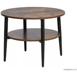 Ława ELLA B Signal Brąz rustykalny + czarny