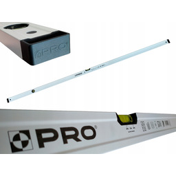 Poziomica Pro 600 Endurance 200cm Biała Libella 2%