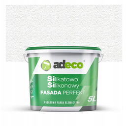 Farba Elewacyjna Silikat Silikon fasadowa RAL9010 Biały Alpejski