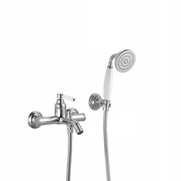 Bateria wannowa jednouchwytowa ścienna Sensea Charm chrom