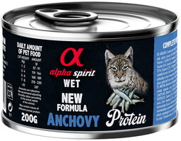 ALPHA SPIRIT Protein Anchovy 200g karma mokra
