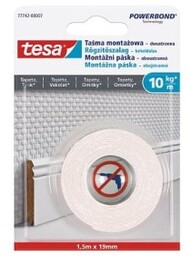 TESA Taśma montażowa, tapeta i tynk 5mx19mm