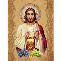 Plakat religijny Jezus Chrystus - Pamiątka Pierwszej Komunii