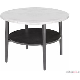 Ława ELLA B Signal Biały marmur + czarny