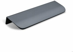 Uchwyt meblowy krawędziowy Poppi 136 Metalowy Czarny Mat