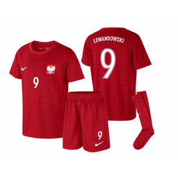 Strój Piłkarski Nike Polska Lewandowski 104-110