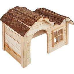 Kerbl Nature Plus domek z delikatnie zakrzywionym dachem,