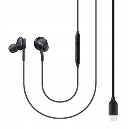 Przewodowe słuchawki dokanałowe Akg Usb-c czarne douszne