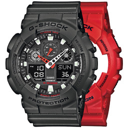 G-SHOCK SET GA-100B-4AER + BEZEL 10467795 + PASEK
