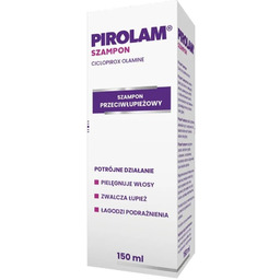 PIROLAM Szampon przeciwłupieżowy z witaminami A+E 150ml