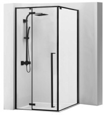 REA-K6318 KABINA PRYSZNICOWA FARGO 90X90 BLACK MAT bez