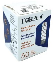 Fora 6 Paski testowe do badania poziomu glukozy,